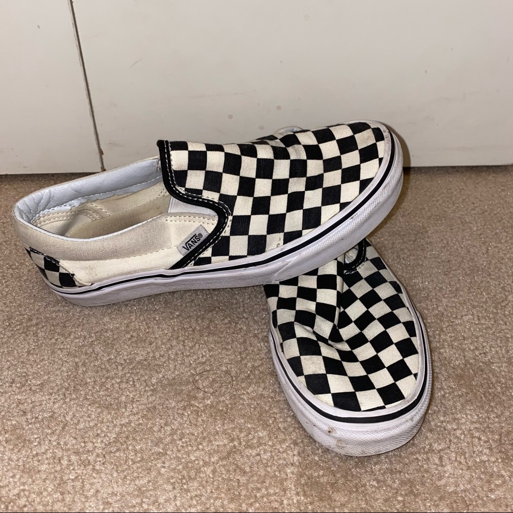 Checkered Vans